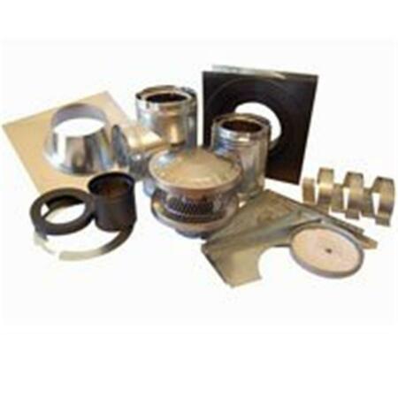 AMERICAN METAL Chimney Installation Kit 3Wall 6383541